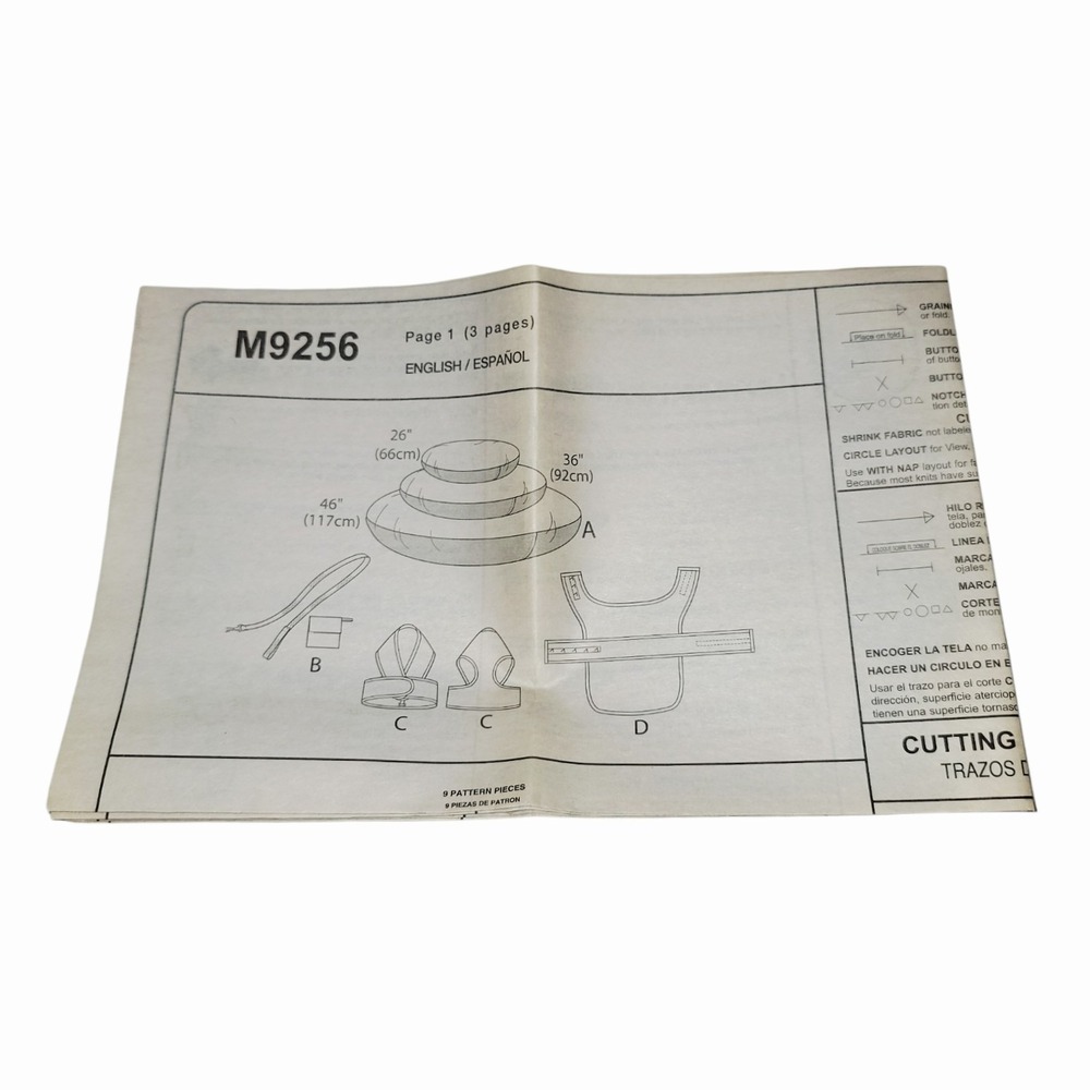 Lot 3 Dog Pet Dog Bed Sewing Patterns - Picture 4 of 11